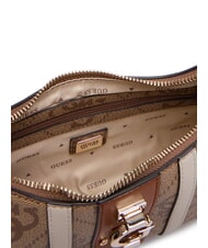 GUESS ERENIA Bolso de hombro con logotipo 4G en toda la superficie LOGOTIPO DE LECHE - Bolsos Mujer - 6