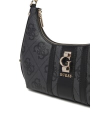 GUESS ERENIA Bolso de hombro con logotipo 4G en toda la superficie bolsa de asas Vikky Large Roo Coalog - Bolsos Mujer - 3