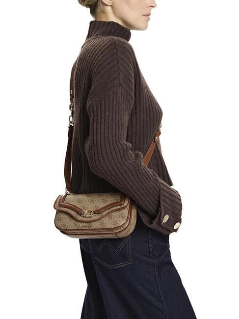 DEA Bolso bandolera peque&ntilde;o con solapa LOGOTIPO DE LECHE - Bolsos Mujer