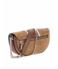 GUESS ERENIA Bolso de hombro de ante COGNAC MULTI - Bolsos Mujer - 2