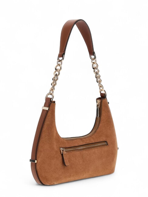 ERENIA Bolso de hombro de ante COGNAC MULTI - Bolsos Mujer