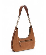 GUESS ERENIA Bolso de hombro de ante COGNAC MULTI - Bolsos Mujer - 2