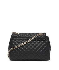 GUESS EVERLEE Bolso de hombro acolchado, bolso bandolera NEGRO - Bolsos Mujer - 4