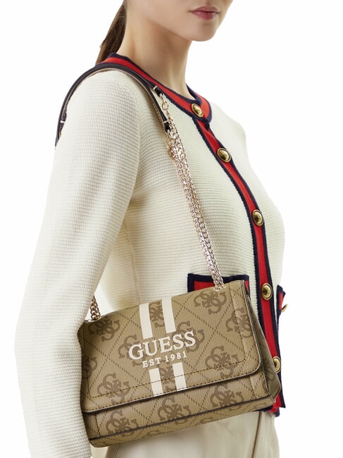 NOELLE 2 Bolso de hombro con logotipo, bolso bandolera LOGOTIPO DE LECHE - Bolsos Mujer