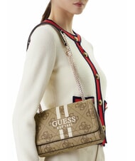 GUESS NOELLE 2 Bolso de hombro con logotipo, bolso bandolera LOGOTIPO DE LECHE - Bolsos Mujer - 5