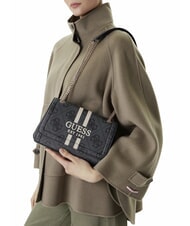 GUESS NOELLE 2 Bolso de hombro con logotipo, bolso bandolera bolsa de asas Vikky Large Roo Coalog - Bolsos Mujer - 5