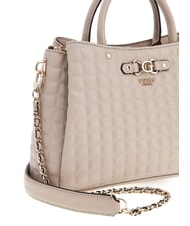 GUESS NADIRA Bolso acolchado con bandolera gris topo claro - Bolsos Mujer - 3