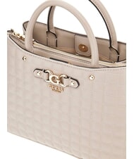 GUESS NADIRA Bolso acolchado con bandolera gris topo claro - Bolsos Mujer - 5