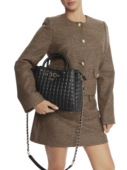 NADIRA Bolso acolchado con bandolera NEGRO - Bolsos Mujer