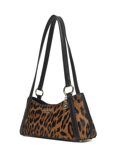 DOMITILLA Bolso de hombro de piel St. Animalier leopardo - Bolsos Mujer