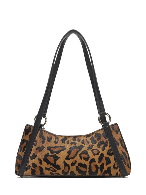 DOMITILLA Bolso de hombro de piel St. Animalier leopardo - Bolsos Mujer