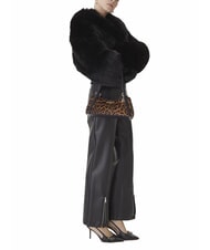 GUESS DOMITILLA Bolso de hombro de piel St. Animalier leopardo - Bolsos Mujer - 5