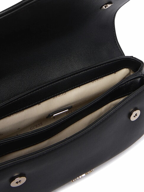 DEA Bolso de hombro con solapa NEGRO - Bolsos Mujer