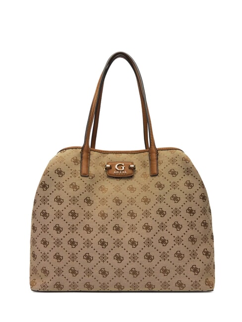 NEDA Bolso shopper de tejido jacquard LOGOTIPO DE LECHE - Bolsos Mujer