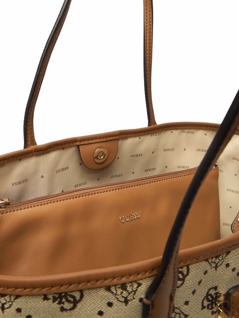 NEDA Bolso shopper de tejido jacquard LOGOTIPO DE LECHE - Bolsos Mujer