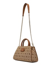 GUESS NEDA Bolso de mano de tejido jacquard LOGOTIPO DE LECHE - Bolsos Mujer - 4