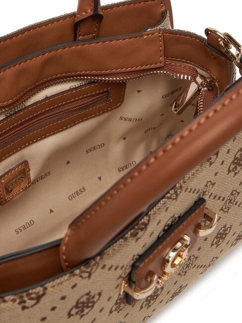 NEDA Bolso de mano de tejido jacquard LOGOTIPO DE LECHE - Bolsos Mujer