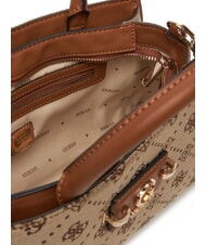 GUESS NEDA Bolso de mano de tejido jacquard LOGOTIPO DE LECHE - Bolsos Mujer - 6