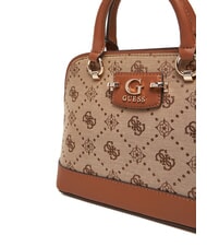 GUESS NEDA Bolso domo en tejido jacquard LOGOTIPO DE LECHE - Bolsos Mujer - 3