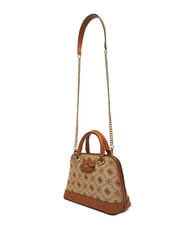 GUESS NEDA Bolso domo en tejido jacquard LOGOTIPO DE LECHE - Bolsos Mujer - 4
