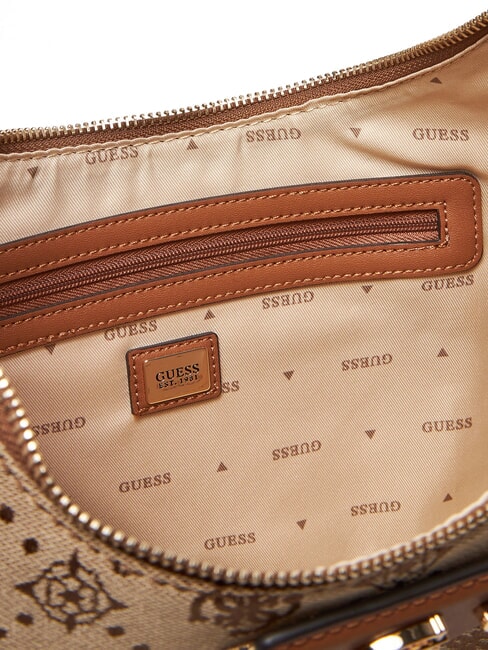 NEDA Bolso de hombro tipo hobo de tejido jacquard LOGOTIPO DE LECHE - Bolsos Mujer