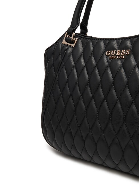 VALLA Bolso acolchado con bandolera NEGRO - Bolsos Mujer