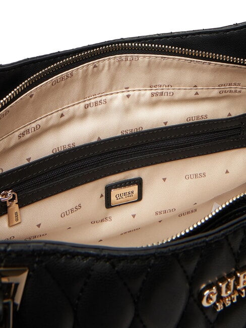 VALLA Bolso acolchado con bandolera NEGRO - Bolsos Mujer