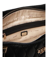 GUESS VALLA Bolso acolchado con bandolera NEGRO - Bolsos Mujer - 6