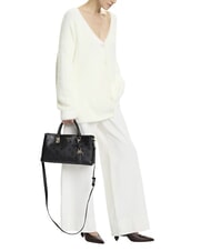 GUESS TISHA Bolso de mano con bandolera logotipo negro - Bolsos Mujer - 5