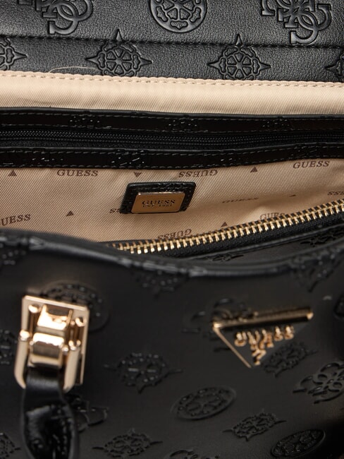 TISHA Bolso de mano con bandolera logotipo negro - Bolsos Mujer