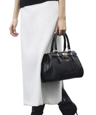 GUESS GREYSON Bolso de mano con bandolera NEGRO - Bolsos Mujer - 4