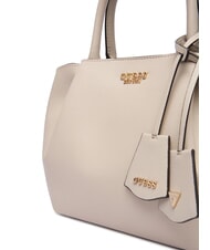 GUESS AMORETTE Bolso de mano con bandolera gris topo claro - Bolsos Mujer - 3
