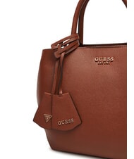 GUESS AMORETTE Bolso de mano con bandolera COGNAC - Bolsos Mujer - 3