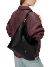 FURLA LARA Bolso bandolera de piel negro - Bolsos Mujer - 5