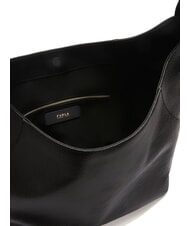 FURLA LARA Bolso bandolera de piel negro - Bolsos Mujer - 7