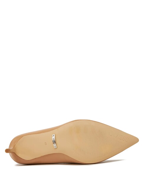 BRAVO4 Escote de cuero arena - Zapatos Mujer