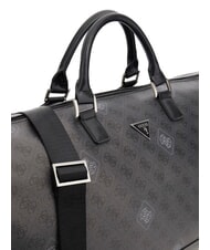 GUESS MILANO Bolsa de lona convertible NEGRO / BLANCO - Bolsas de viaje - 4