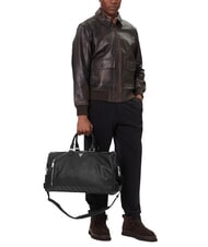 GUESS TORINO Bolsa de lona con correa para el hombro NEGRO - Bolsas de viaje - 5