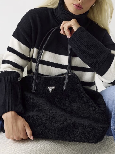 VICTORIA Bolso shopper de osito con clutch NEGRO - Bolsos Mujer