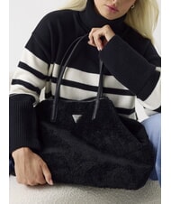 GUESS VICTORIA Bolso shopper de osito con clutch NEGRO - Bolsos Mujer - 5