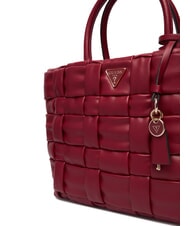 GUESS MARION Bolso tejido con bandolera ROJO - Bolsos Mujer - 3
