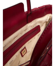 GUESS MARION Bolso tejido con bandolera ROJO - Bolsos Mujer - 6