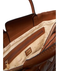 GUESS MARION Bolso tejido con bandolera COGNAC - Bolsos Mujer - 6