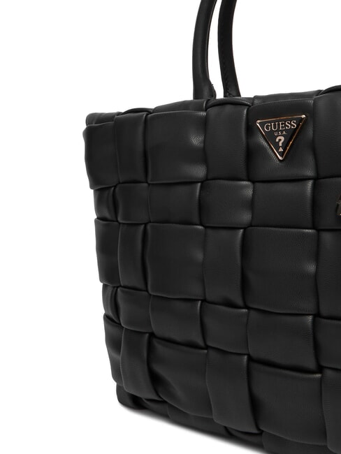 MARION Bolso tejido con bandolera NEGRO - Bolsos Mujer