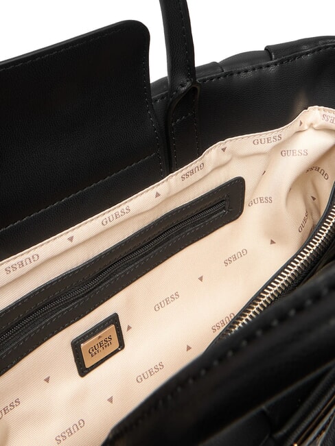 MARION Bolso tejido con bandolera NEGRO - Bolsos Mujer