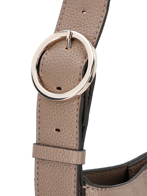 CRESIDIA Bolso de cubo con clutch logotipo de color topo oscuro - Bolsos Mujer