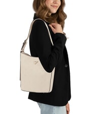 GUESS CRESIDIA Bolso de cubo con clutch logotipo de hueso - Bolsos Mujer - 6