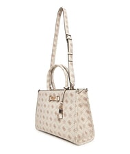 GUESS SILIA 2 Bolso de mano con bandolera logotipo de vainilla - Bolsos Mujer - 4