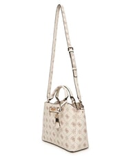 GUESS SILIA Bolso de mano con bandolera logotipo de vainilla - Bolsos Mujer - 4