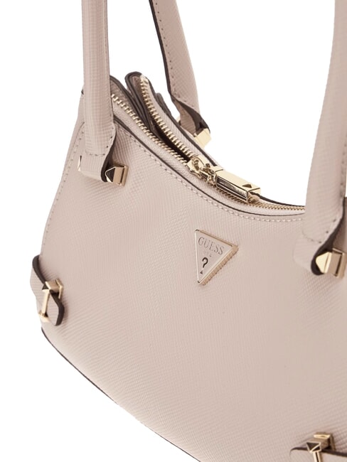 ROSALBA Bolso de hombro con estampado saffiano ROSE - Bolsos Mujer